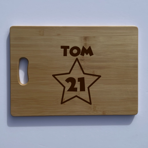 Personalised Chopping Board "Birthday Number"