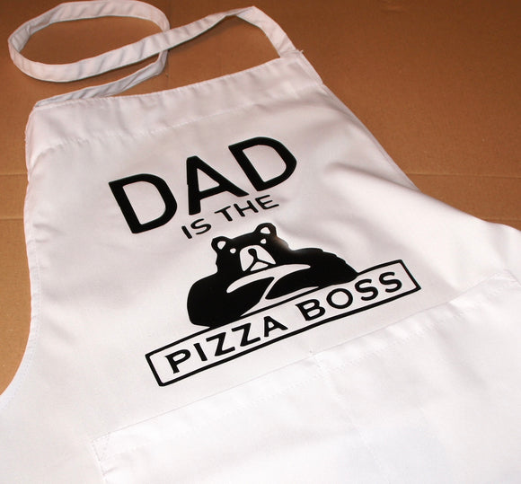 Personalised PizzaBoss Apron White