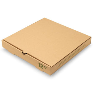 Pizza Box "Plain" 12" inch - Brown